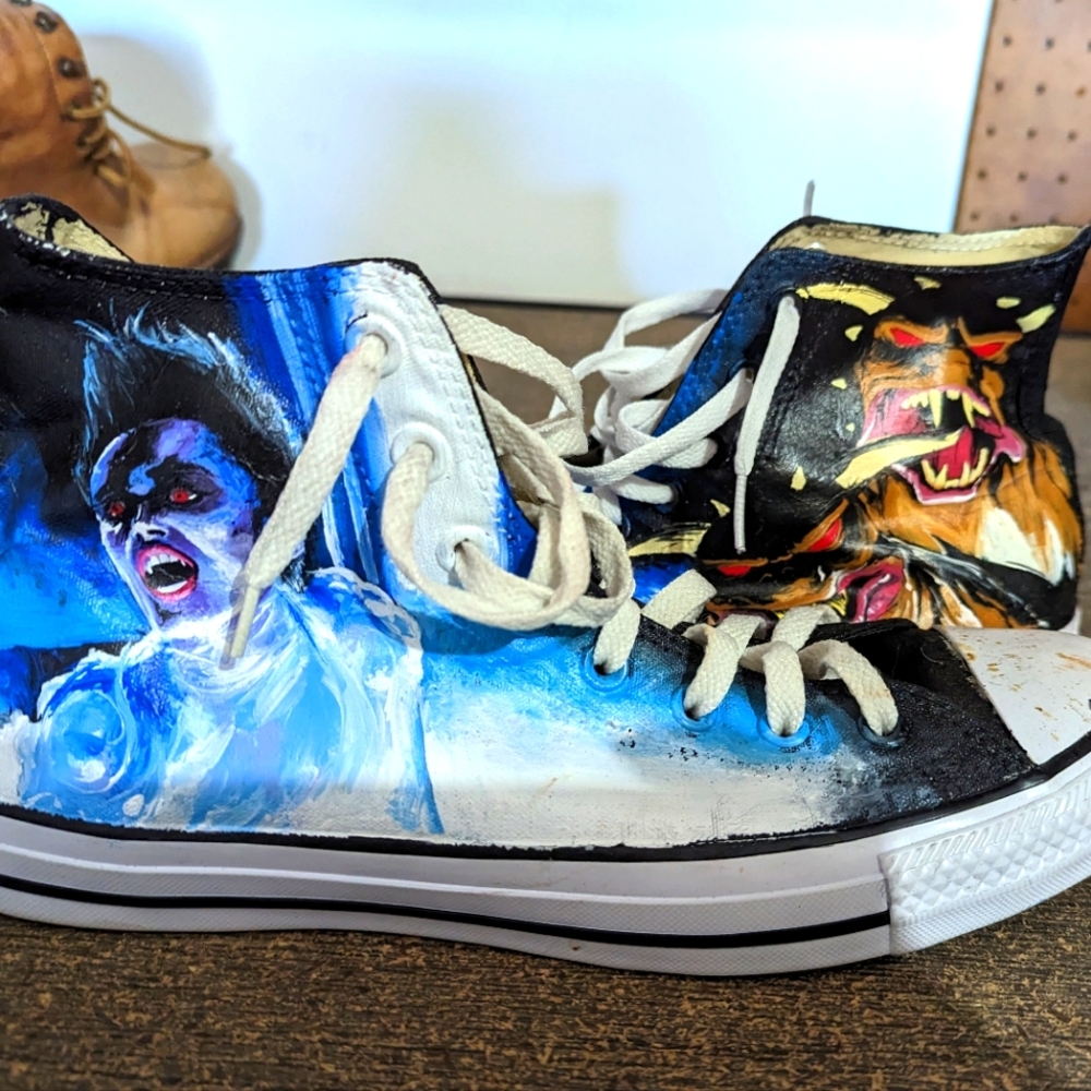 Hand Painted Ghostbusters Converse